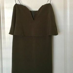BLANC NOIR Deep v dress